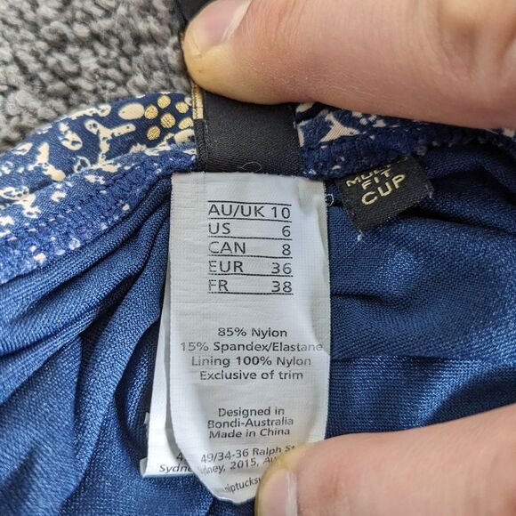 Niptuck Swim One Piece Swimsuit Women's Size 6 - Picture 5 of 5